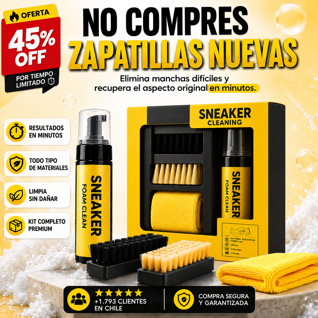 Cleanova™ Kit De Limpieza Zapatillas